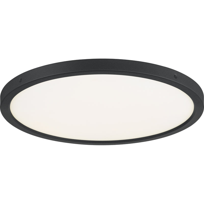 Quoizel OST1720EK LED Flush Mount, Earth Black