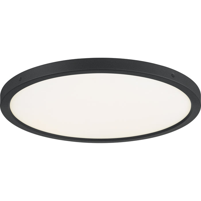 Quoizel OST1720EK LED Flush Mount, Earth Black