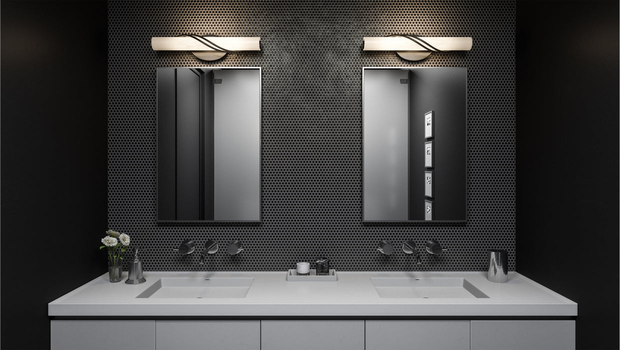Quoizel PCSQ8519MBK LED Bath Light, Matte Black