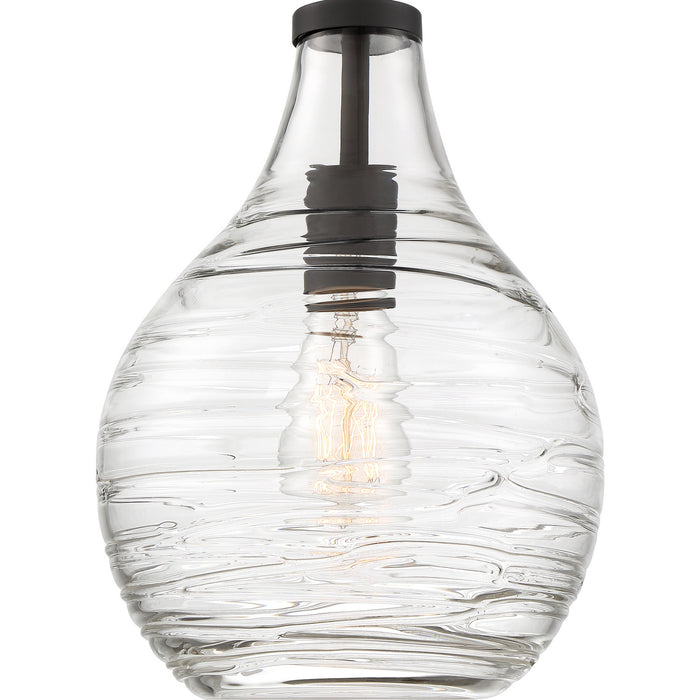 Quoizel QSF4019OZ One Light Semi-Flush Mount, Old Bronze