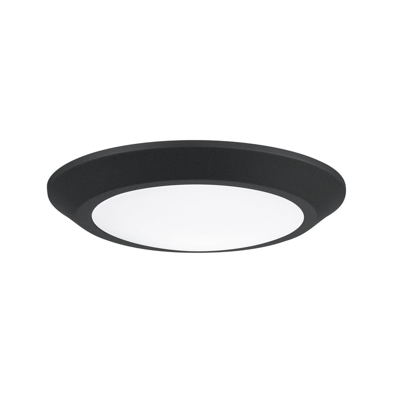 Quoizel VRG1608EK LED Flush Mount, Earth Black