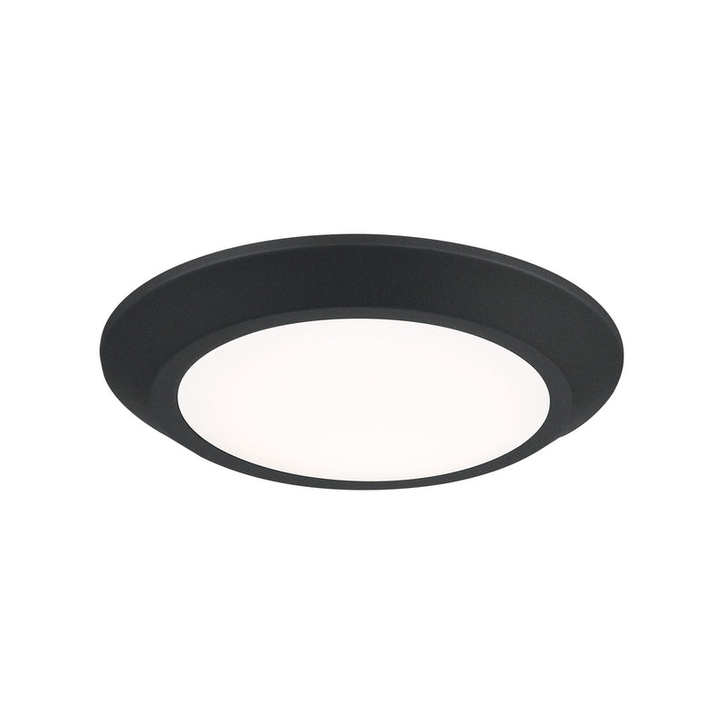 Quoizel VRG1608EK LED Flush Mount, Earth Black