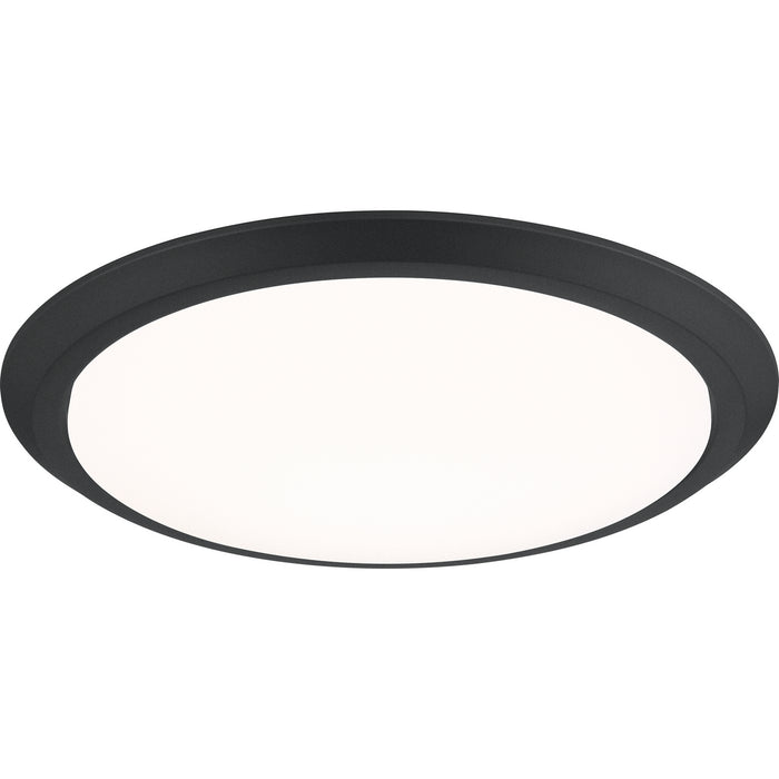 Quoizel VRG1620EK LED Flush Mount, Earth Black
