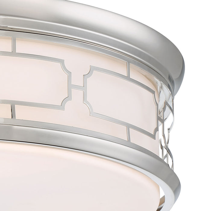 Minka-Lavery 1826-613-L LED Flush Mount, Polished Nickel