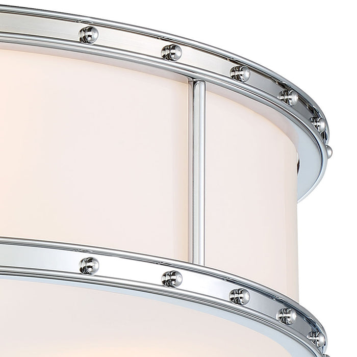 Minka-Lavery 1827-77-L LED Flush Mount, Chrome