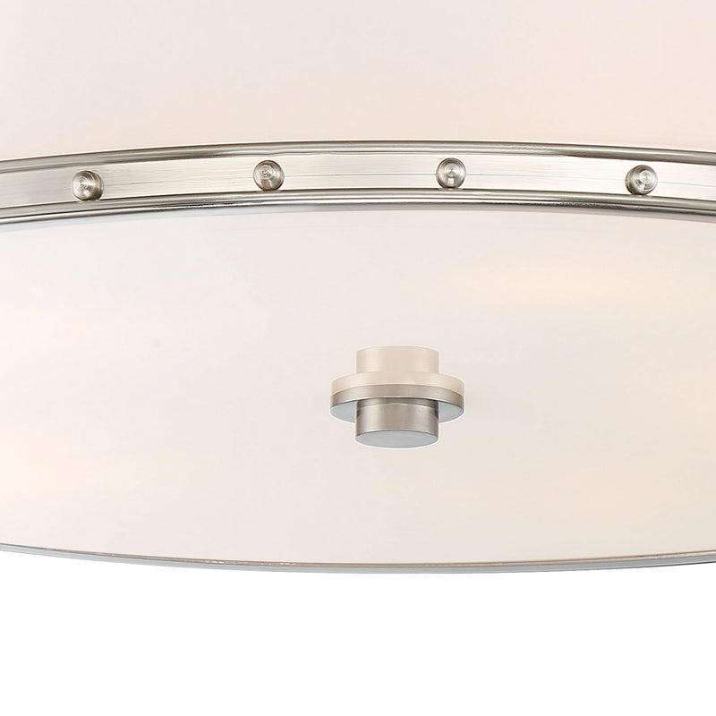 Minka-Lavery 1827-84-L LED Flush Mount, Brushed Nickel