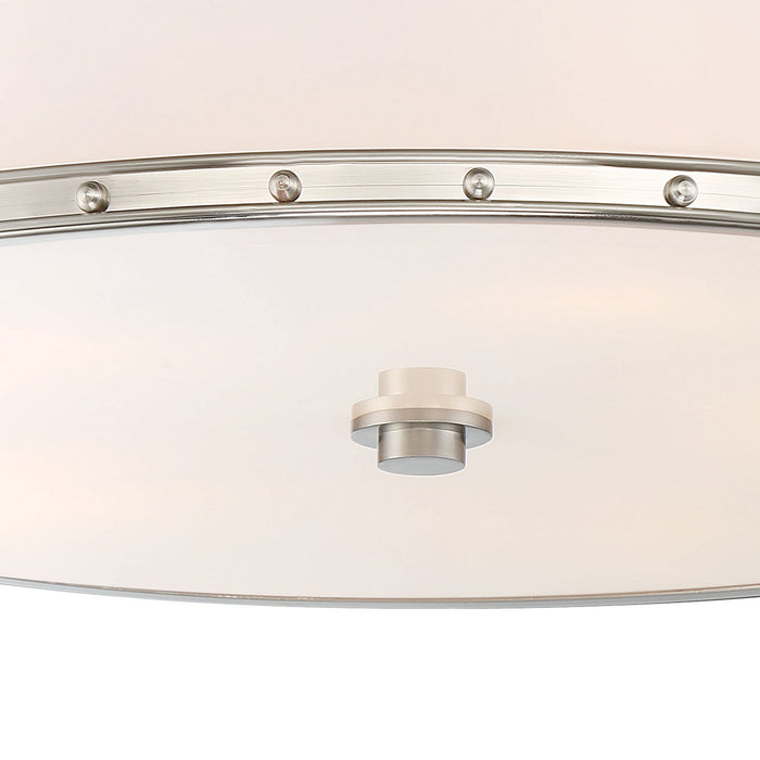Minka-Lavery 1827-84-L LED Flush Mount, Brushed Nickel