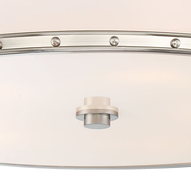 Minka-Lavery 1827-84-L LED Flush Mount, Brushed Nickel