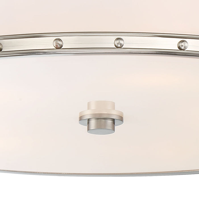 Minka-Lavery 1827-84-L LED Flush Mount, Brushed Nickel