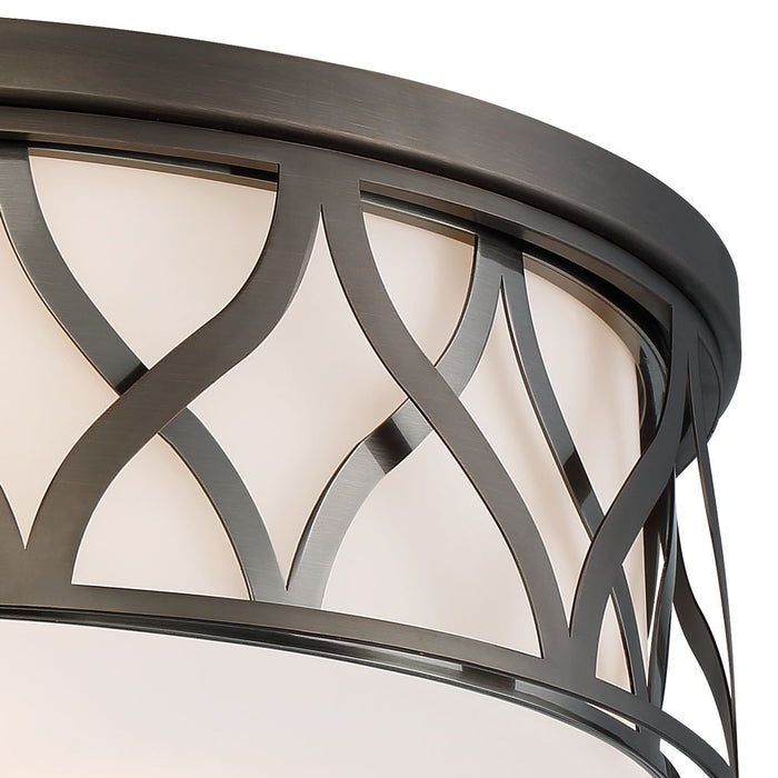 Minka-Lavery 1840-102-L LED Flush Mount, Harvard Court Bronze