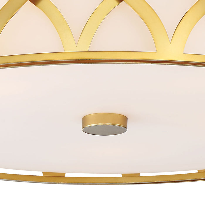 Minka-Lavery 1840-249-L LED Flush Mount, Liberty Gold