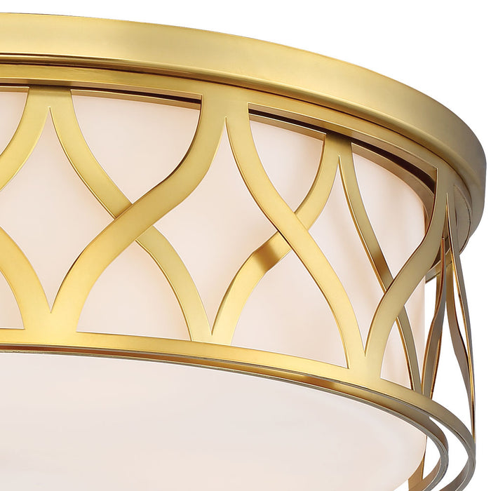 Minka-Lavery 1840-249-L LED Flush Mount, Liberty Gold