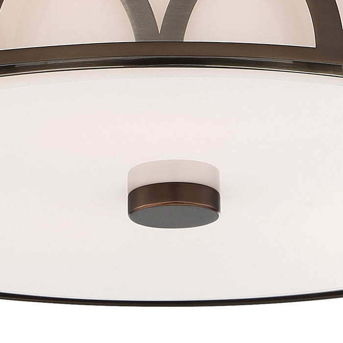 Minka-Lavery 840-102-L LED Flush Mount, Harvard Court Bronze