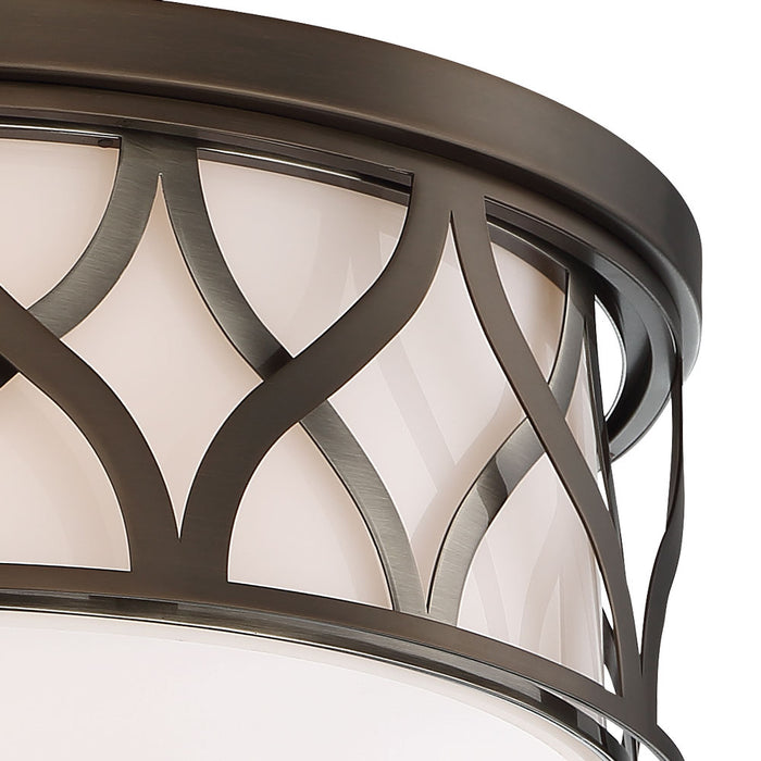 Minka-Lavery 840-102-L LED Flush Mount, Harvard Court Bronze