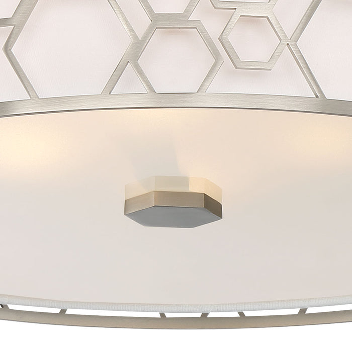Minka-Lavery 845-84-L LED Flush Mount, Brushed Nickel