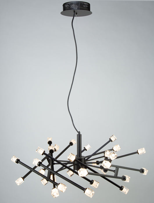 Artcraft AC6642BK LED Pendant, Black