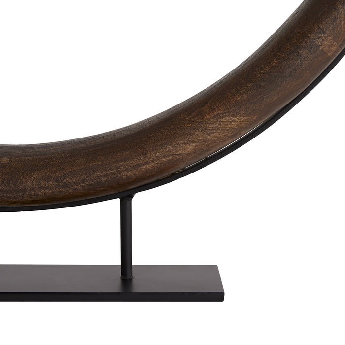 Arteriors 4785 Sculpture, Light Walnut