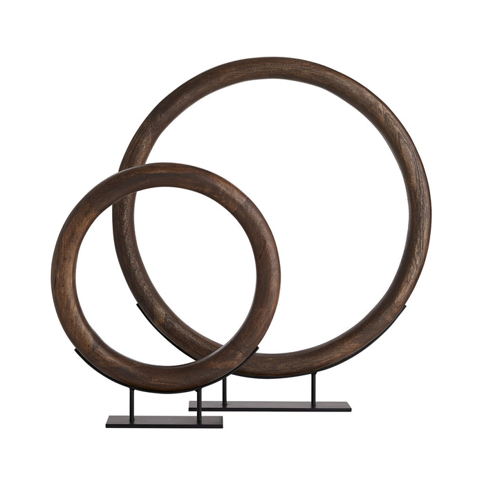 Arteriors 4785 Sculpture, Light Walnut