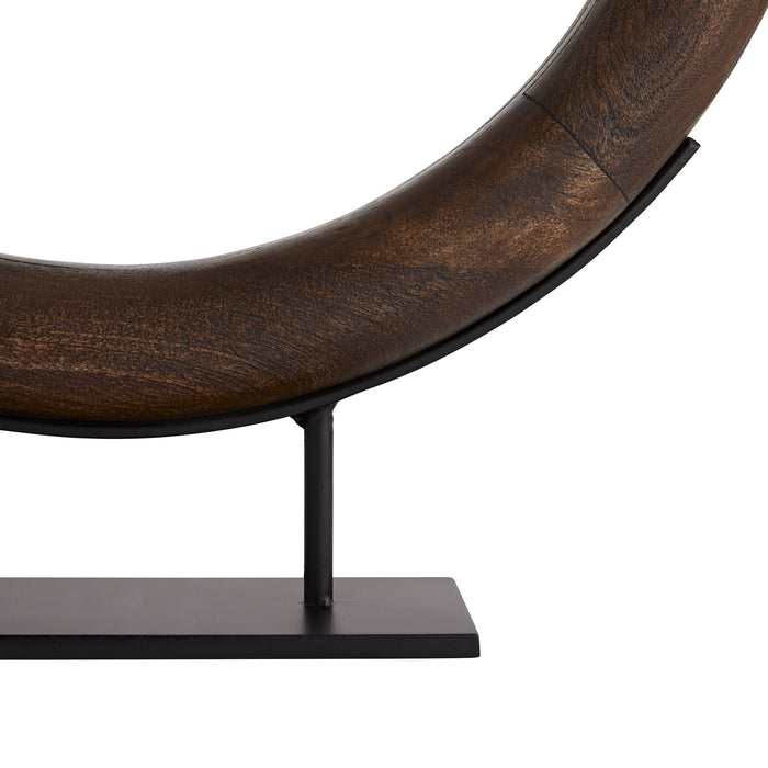 Arteriors 4786 Sculpture, Light Walnut