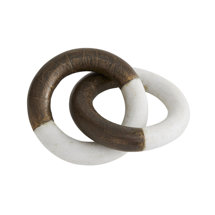 Arteriors 4803 Sculpture, White Marble