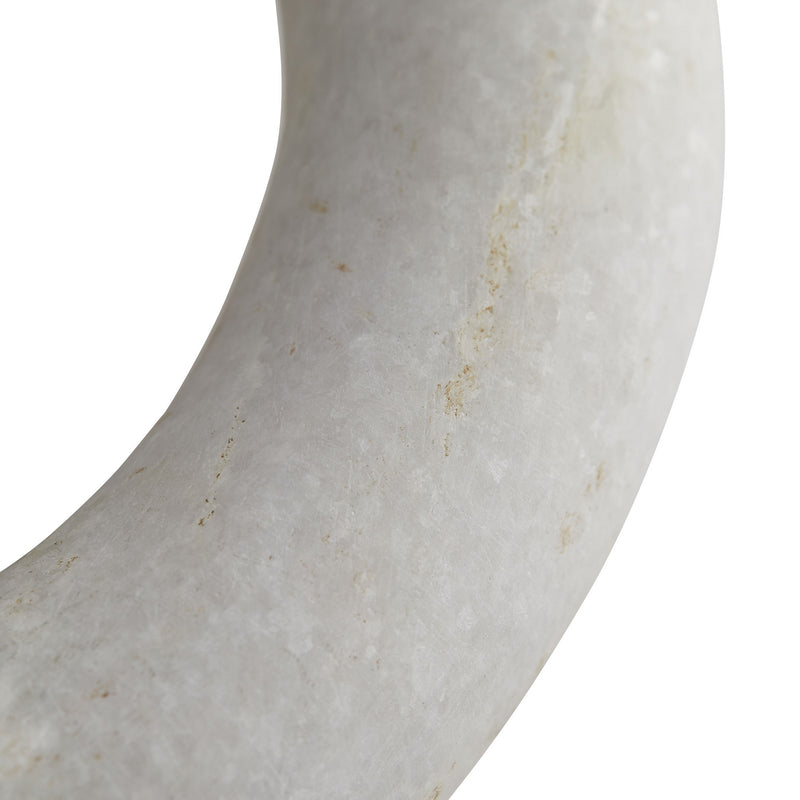 Arteriors 4803 Sculpture, White Marble