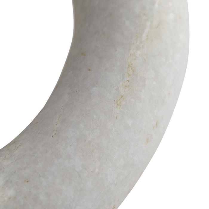 Arteriors 4803 Sculpture, White Marble