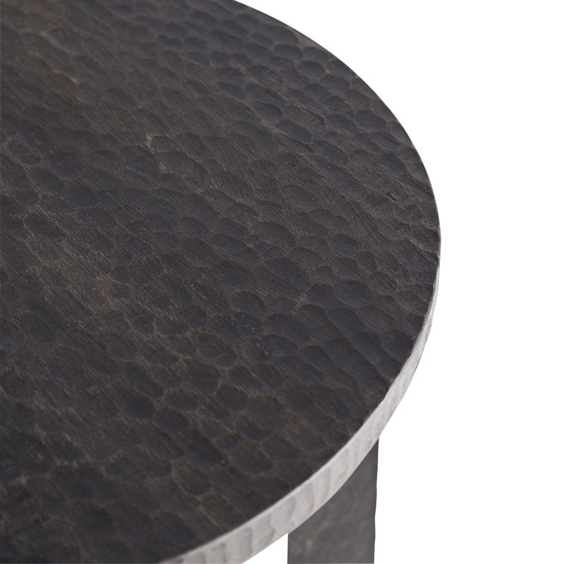 Arteriors 4807 Table, Soft Black Waxed