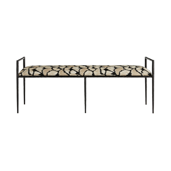 Arteriors 4810 Bench, Natural Iron