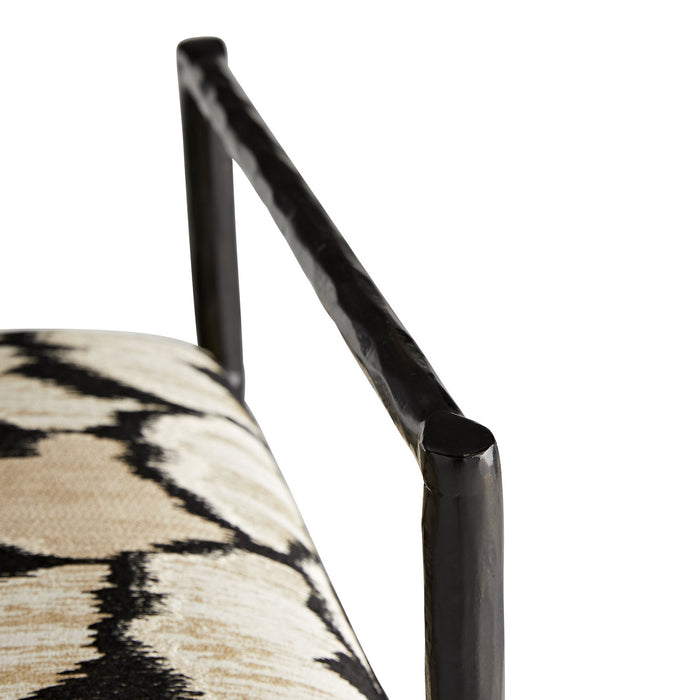 Arteriors 4810 Bench, Natural Iron