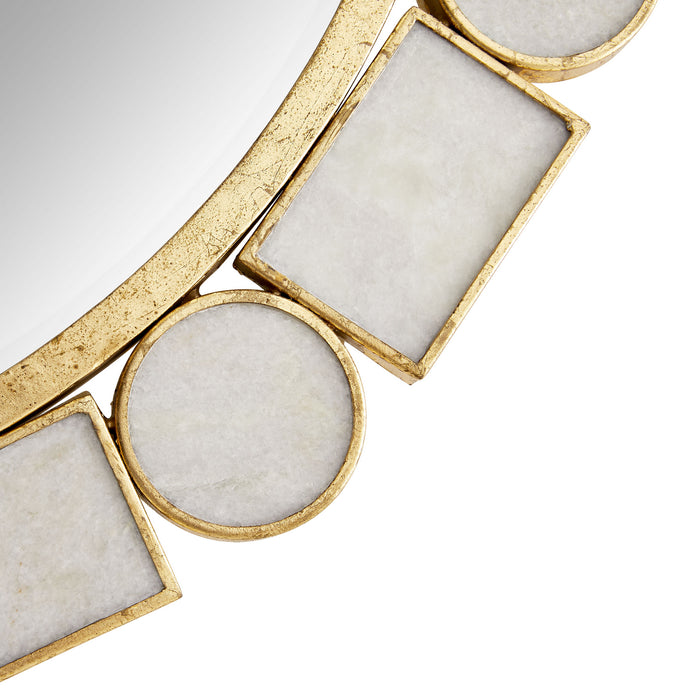 Arteriors 4841 Mirror, White Marble