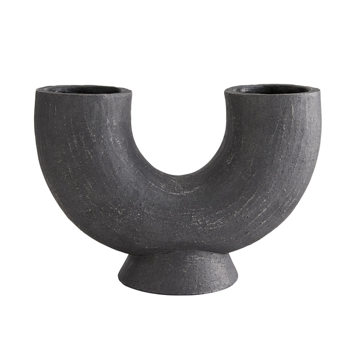 Arteriors 5575 Sculpture, Matte Charcoal