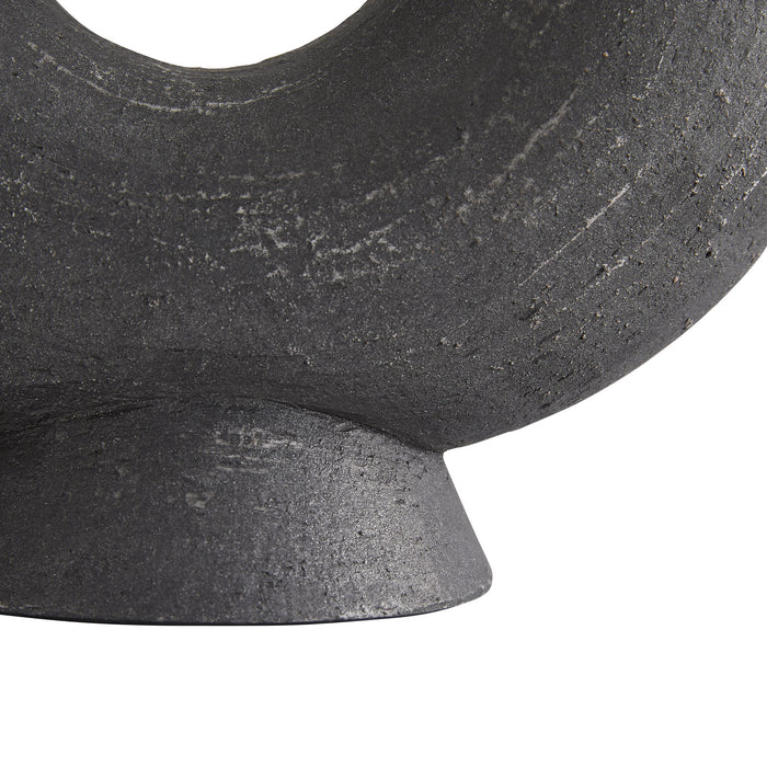 Arteriors 5575 Sculpture, Matte Charcoal