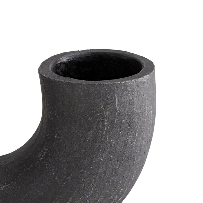 Arteriors 5575 Sculpture, Matte Charcoal