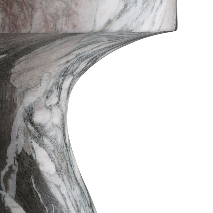 Arteriors 5583 Accent Table, Verde Faux Marble
