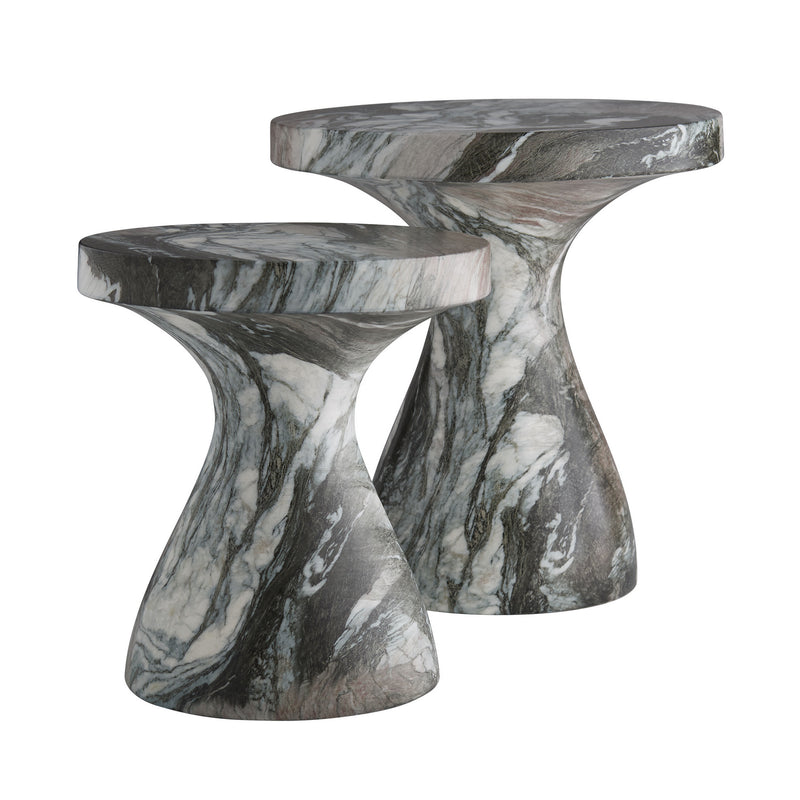 Arteriors 5583 Accent Table, Verde Faux Marble