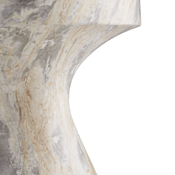 Arteriors 5585 Accent Table, Sahara Faux Marble
