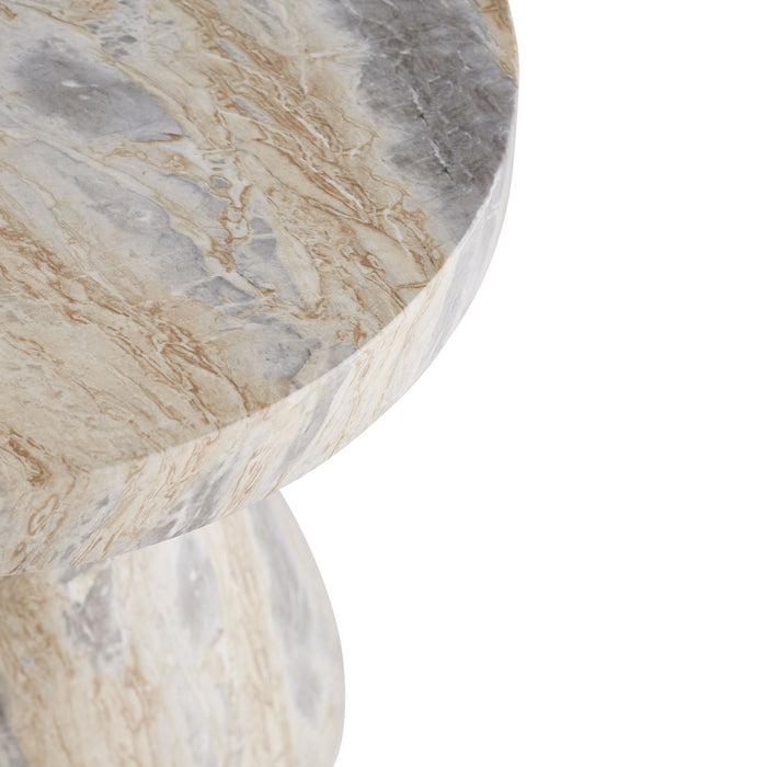 Arteriors 5585 Accent Table, Sahara Faux Marble