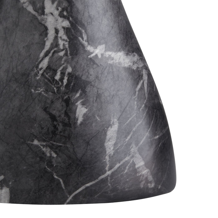 Arteriors 5586 Accent Table, Black Faux Marble