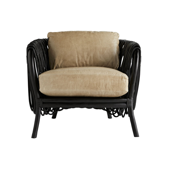Arteriors 5590 Lounge Chair, Black