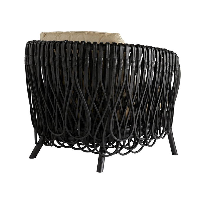 Arteriors 5590 Lounge Chair, Black