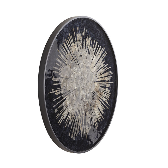 Arteriors 5609 Wall Plaque, Black & Natural