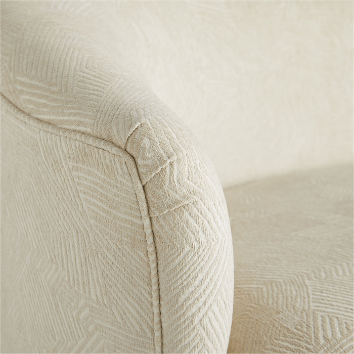 Arteriors 8141 Settee, Textured Ivory