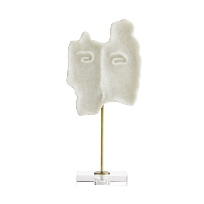 Arteriors 9235 Sculpture, set of 2, White