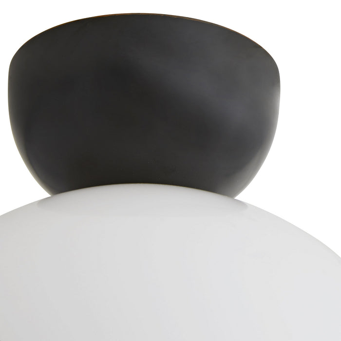 Arteriors 49386 One Light Flush Mount, Bronze
