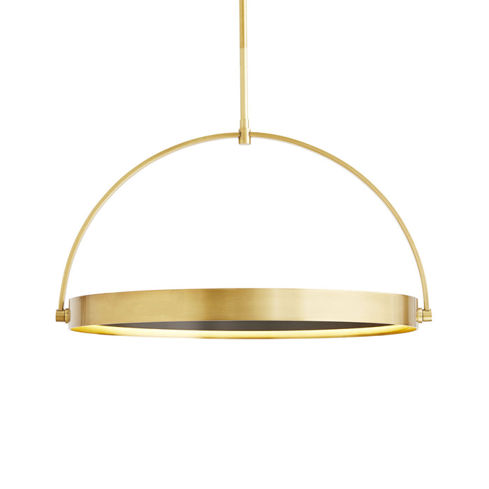 Arteriors 49389 LED Pendant, Antique Brass