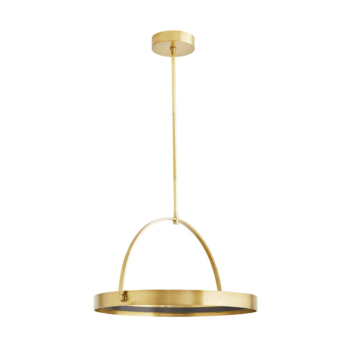 Arteriors 49389 LED Pendant, Antique Brass