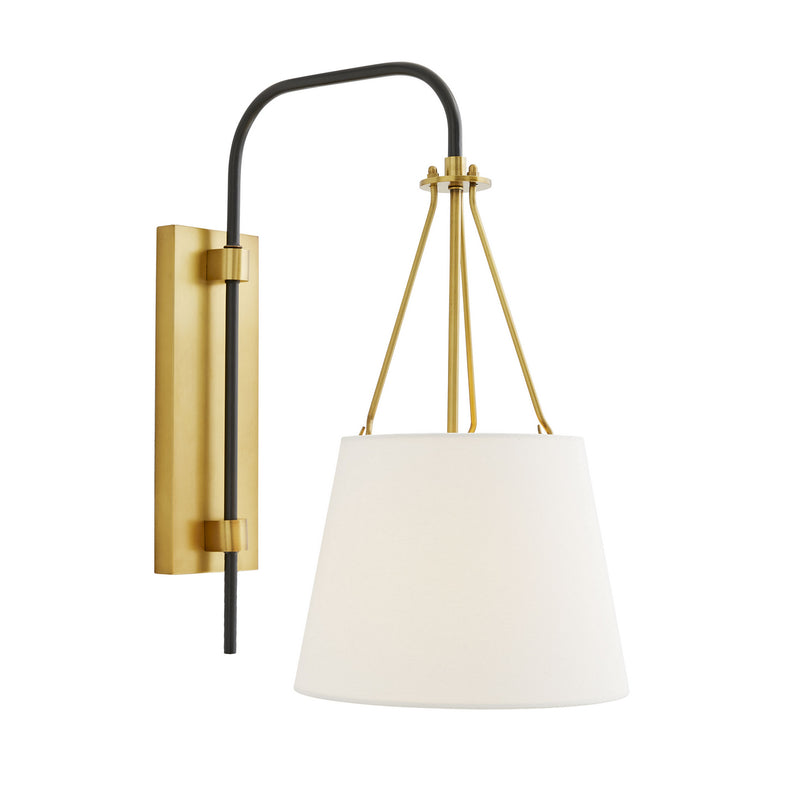 Arteriors 49392 One Light Wall Sconce, Antique Brass