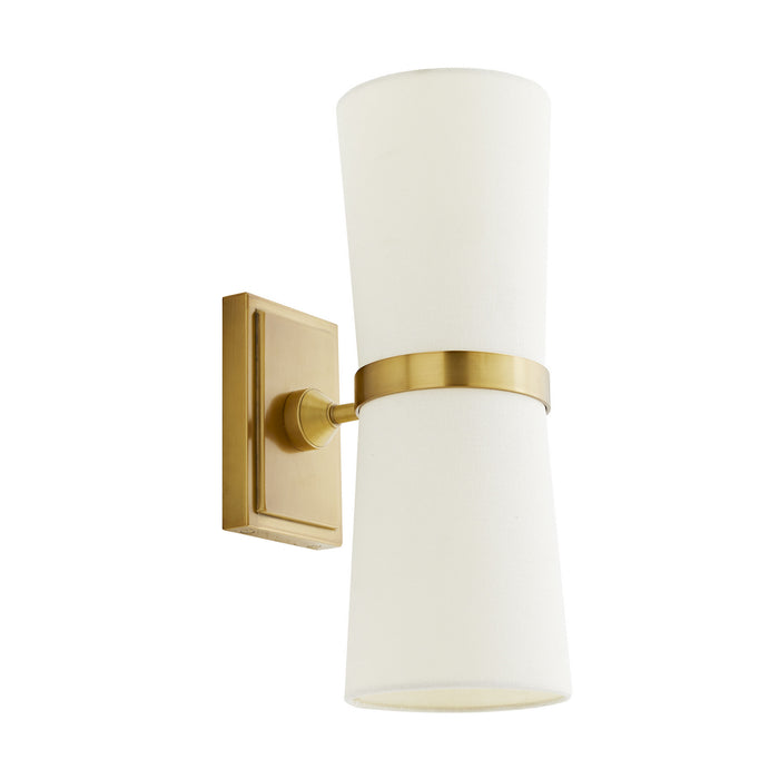 Arteriors 49398 Two Light Wall Sconce, Antique Brass
