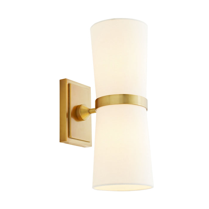 Arteriors 49398 Two Light Wall Sconce, Antique Brass