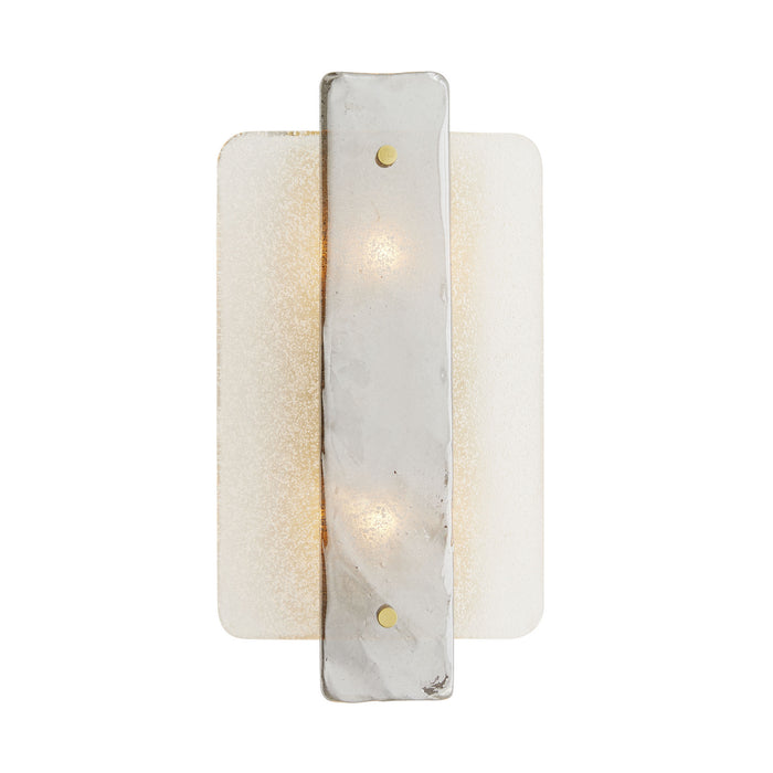 Arteriors 49668 Two Light Wall Sconce, Clear Seedy